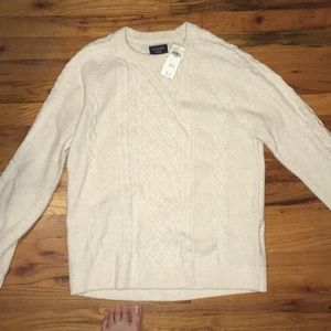 Men’s Cable Sweater Abercrombie
